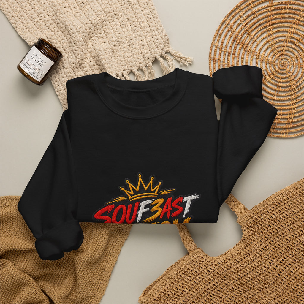 Crewneck Sweatshirt — 'Southeast Nation' Bold Graphic Crown Design