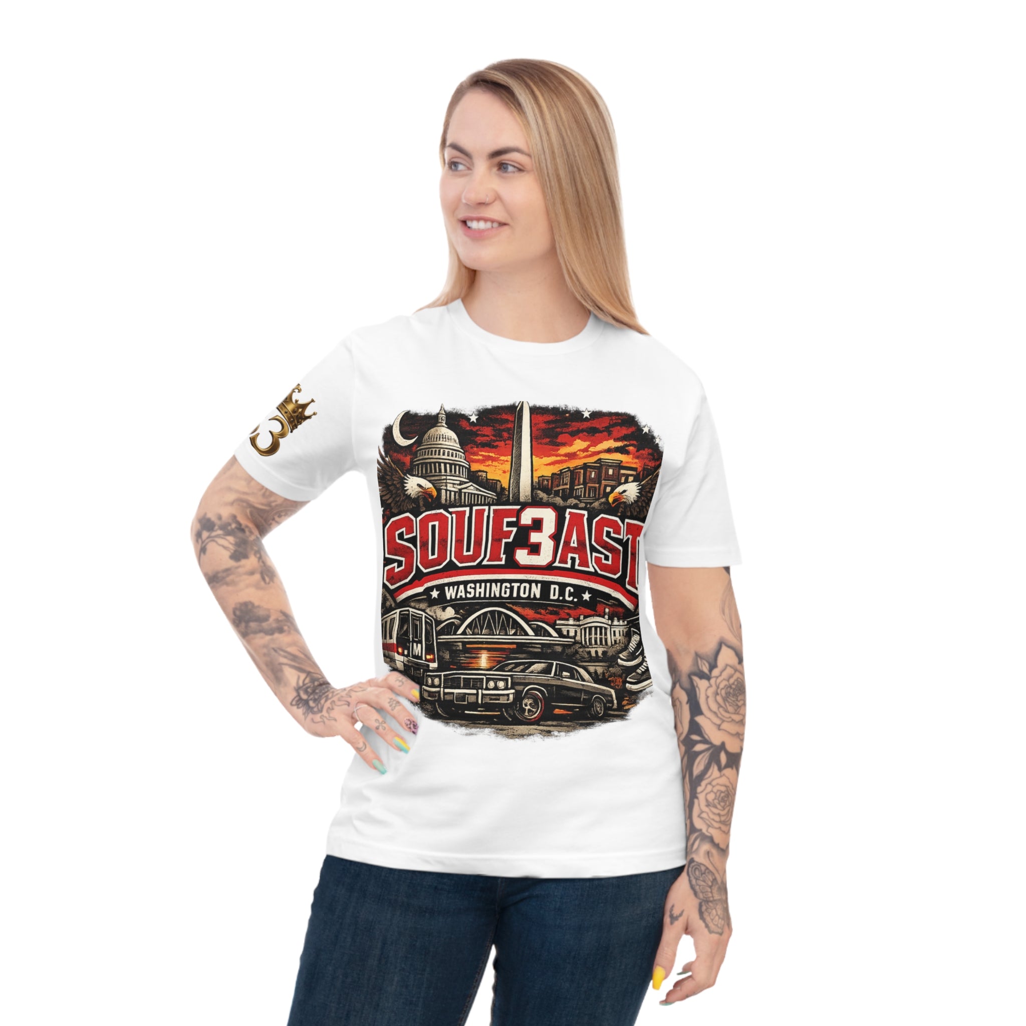 Southeast DC Souf3ast T-Shirt — Washington D.C. Capitol & Monument Graphic Tee