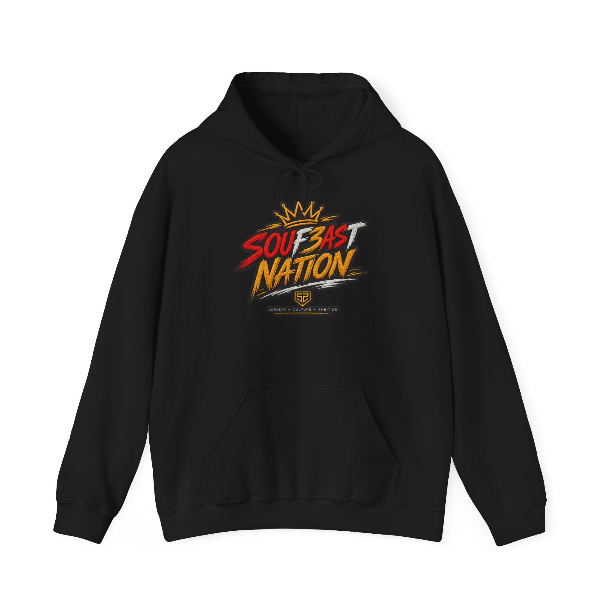 Soul East Nation Hoodie — Retro Streetwear Graphic Pullover
