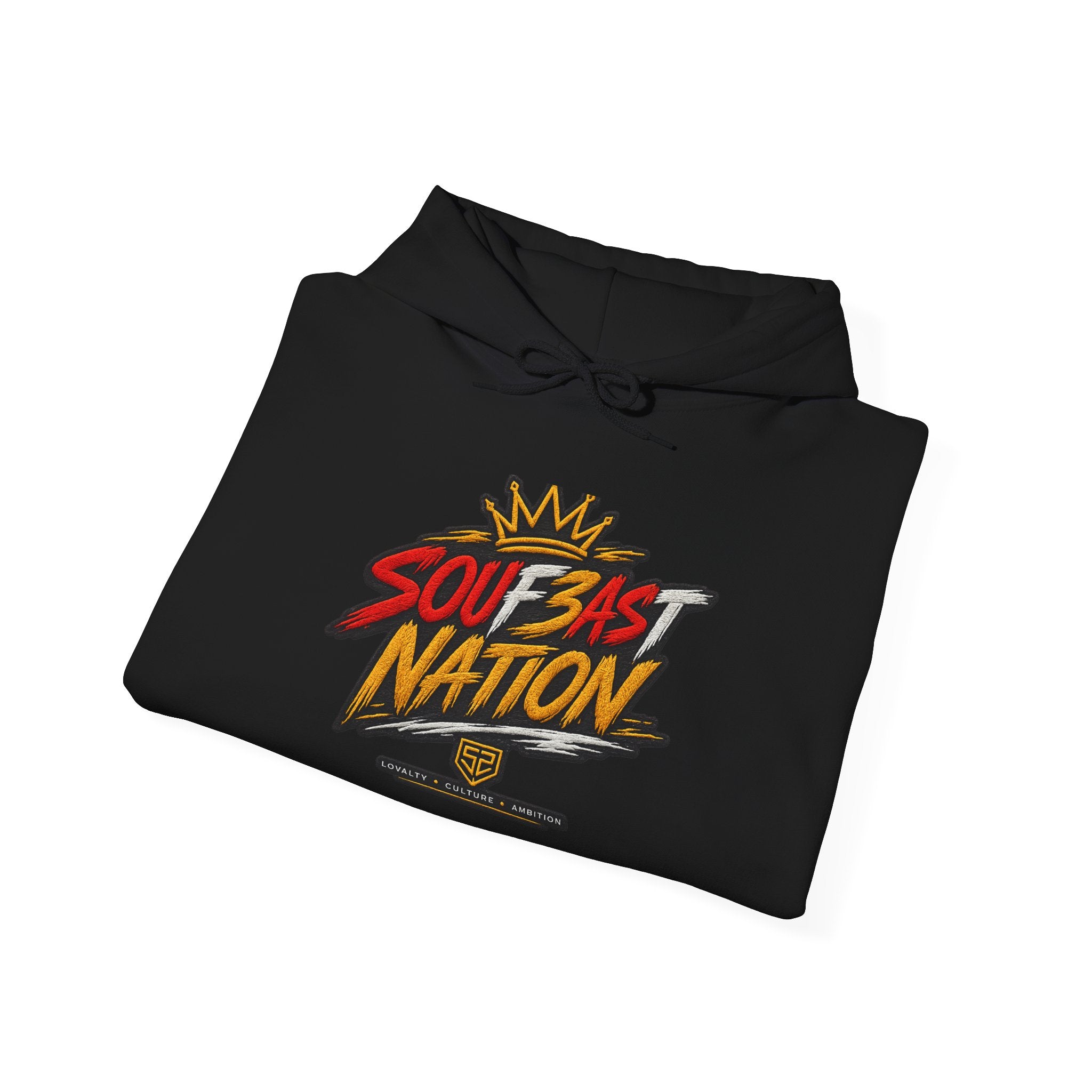 Soul East Nation Hoodie — Retro Streetwear Graphic Pullover