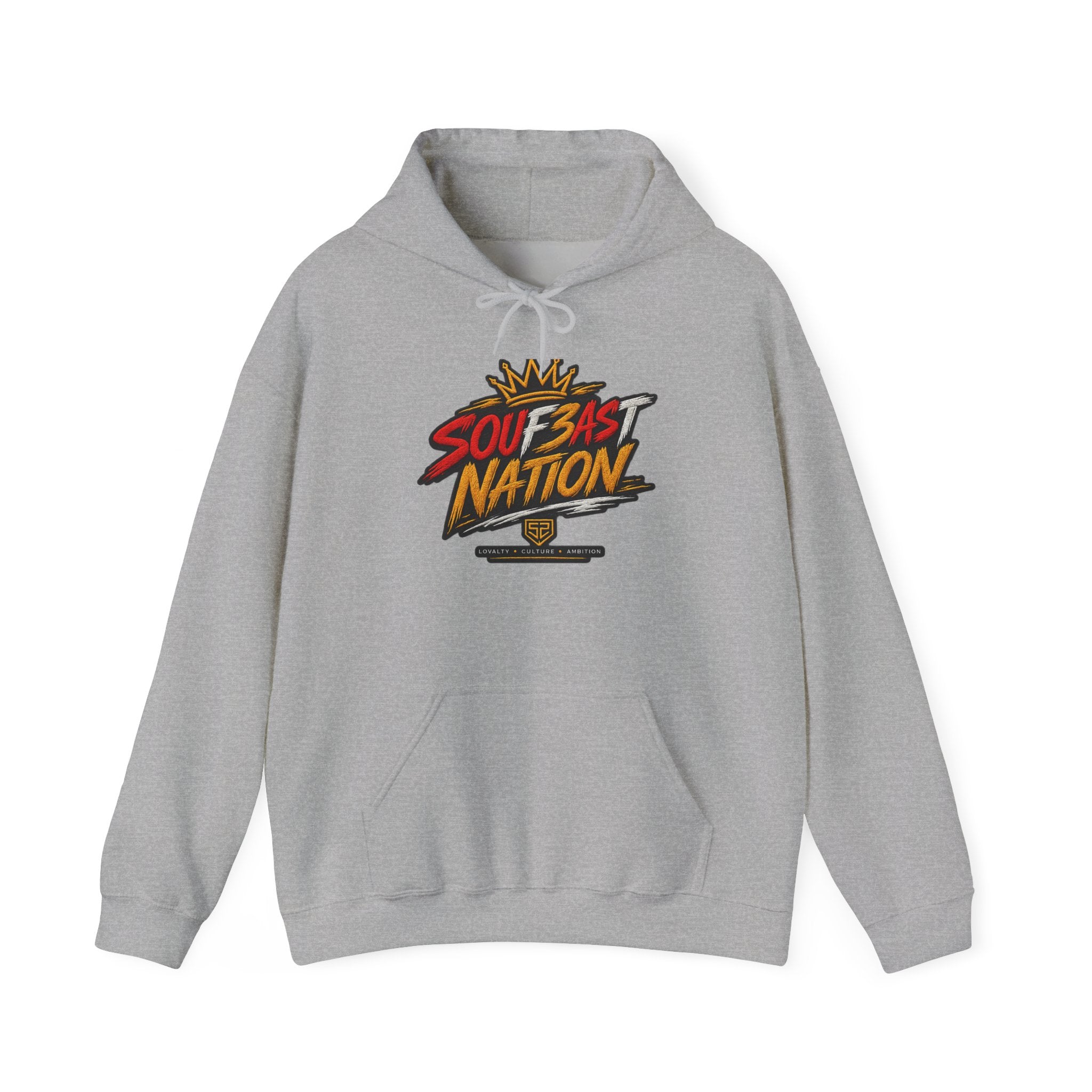 Soul East Nation Hoodie — Retro Streetwear Graphic Pullover