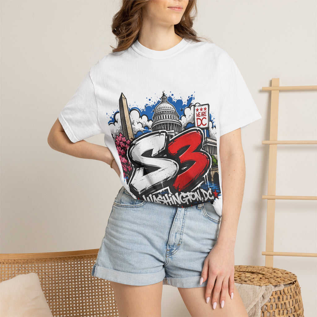 Washington DC Graffiti T-Shirt — 'Souf 3ast' Street Art Tee