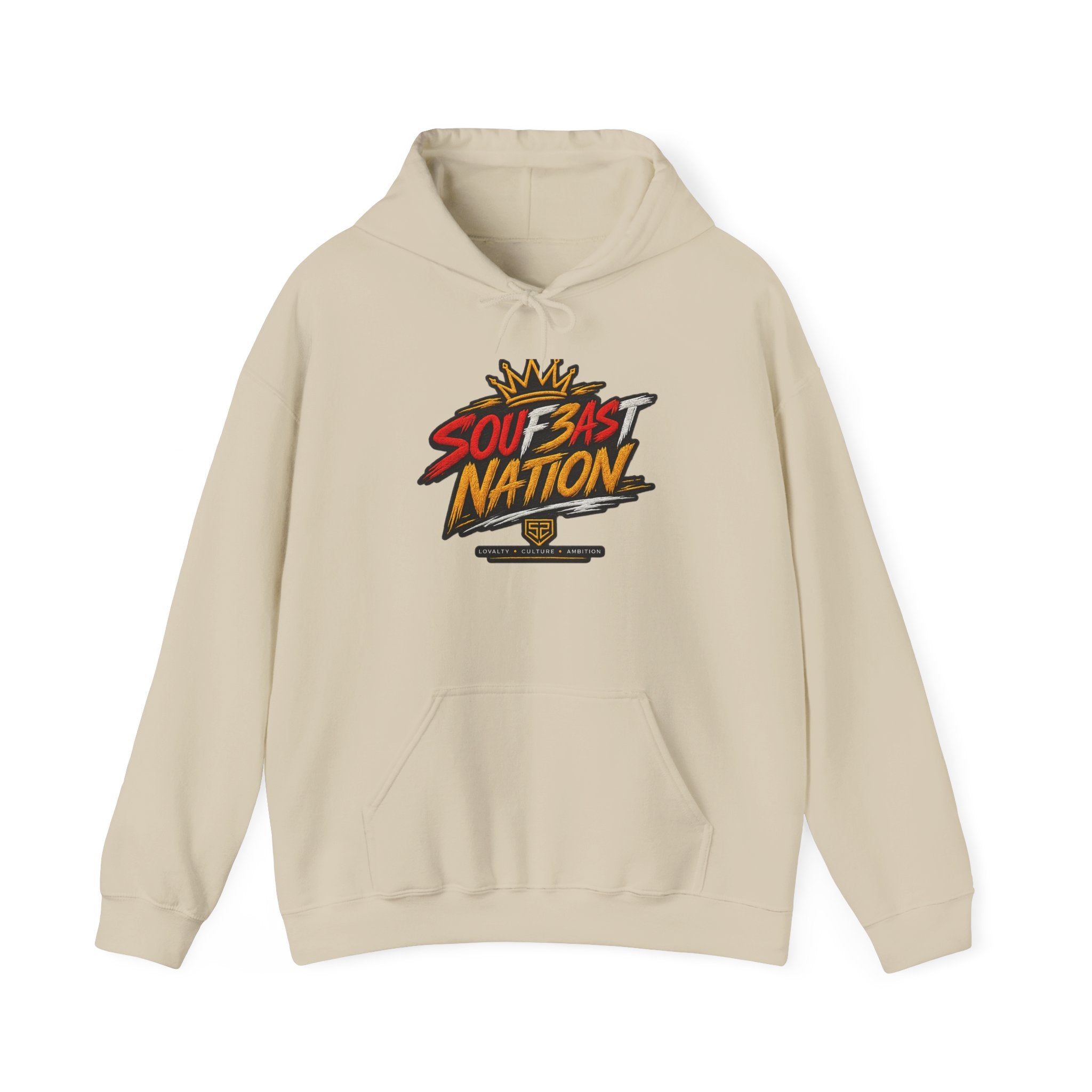 Soul East Nation Hoodie — Retro Streetwear Graphic Pullover