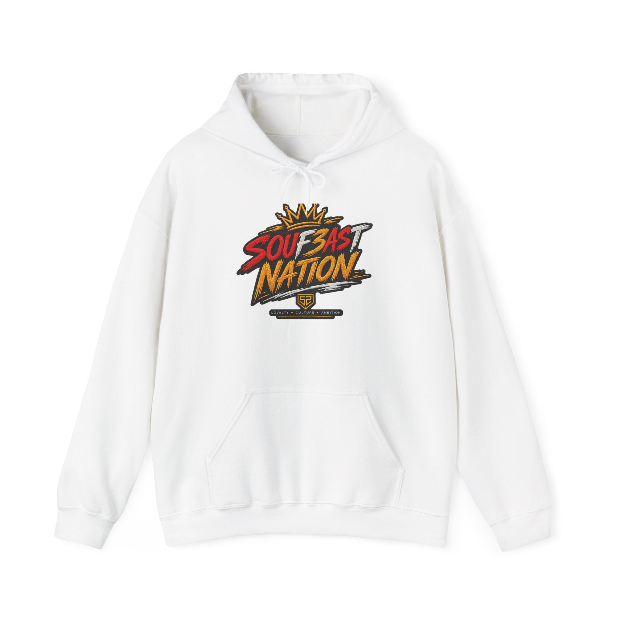 Soul East Nation Hoodie — Retro Streetwear Graphic Pullover