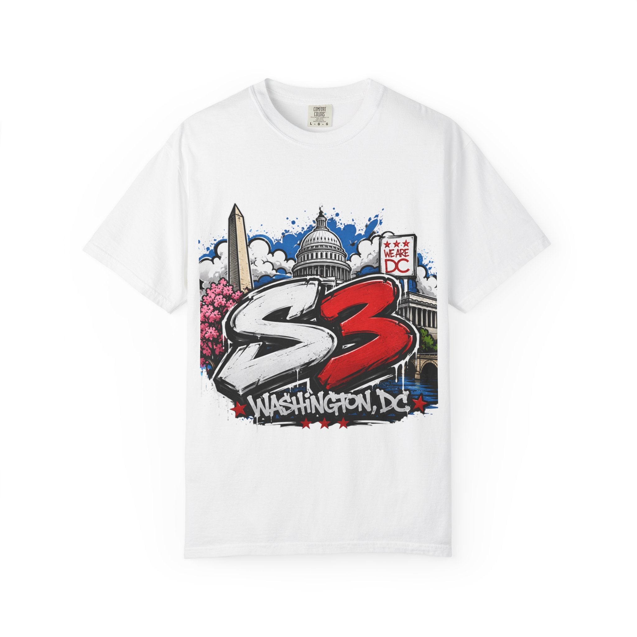 Washington DC Graffiti T-Shirt — 'Souf 3ast' Street Art Tee