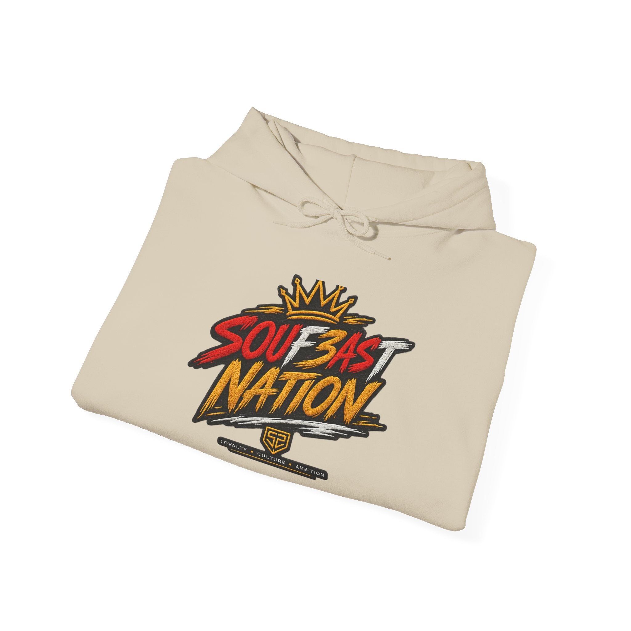 Soul East Nation Hoodie — Retro Streetwear Graphic Pullover