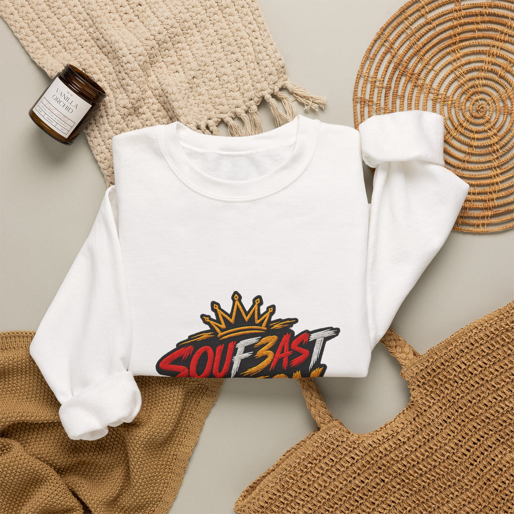 Crewneck Sweatshirt — 'Southeast Nation' Bold Graphic Crown Design